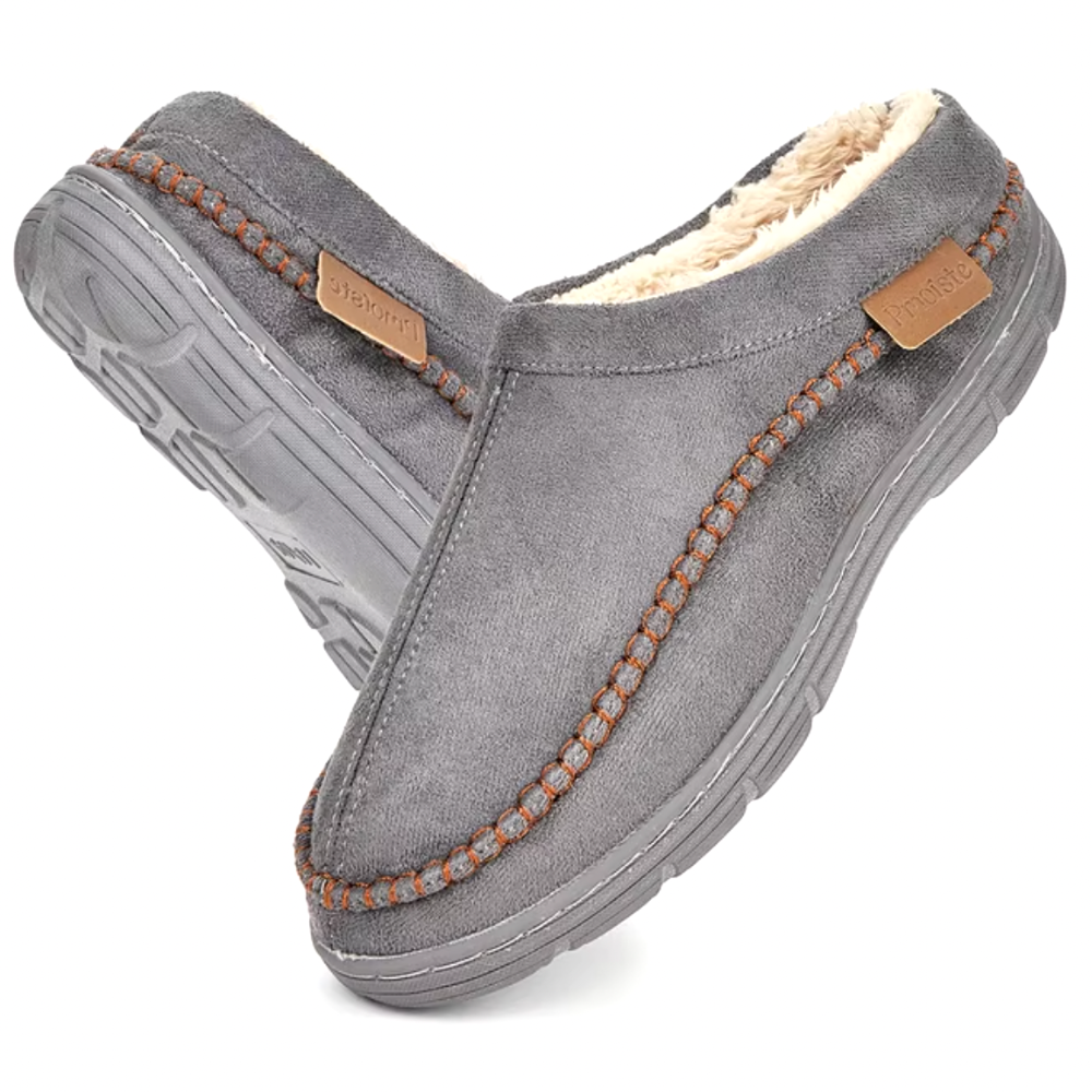 Herren Hausschuhe | Memory Foam Mit Warmem Futter & Rutschfest