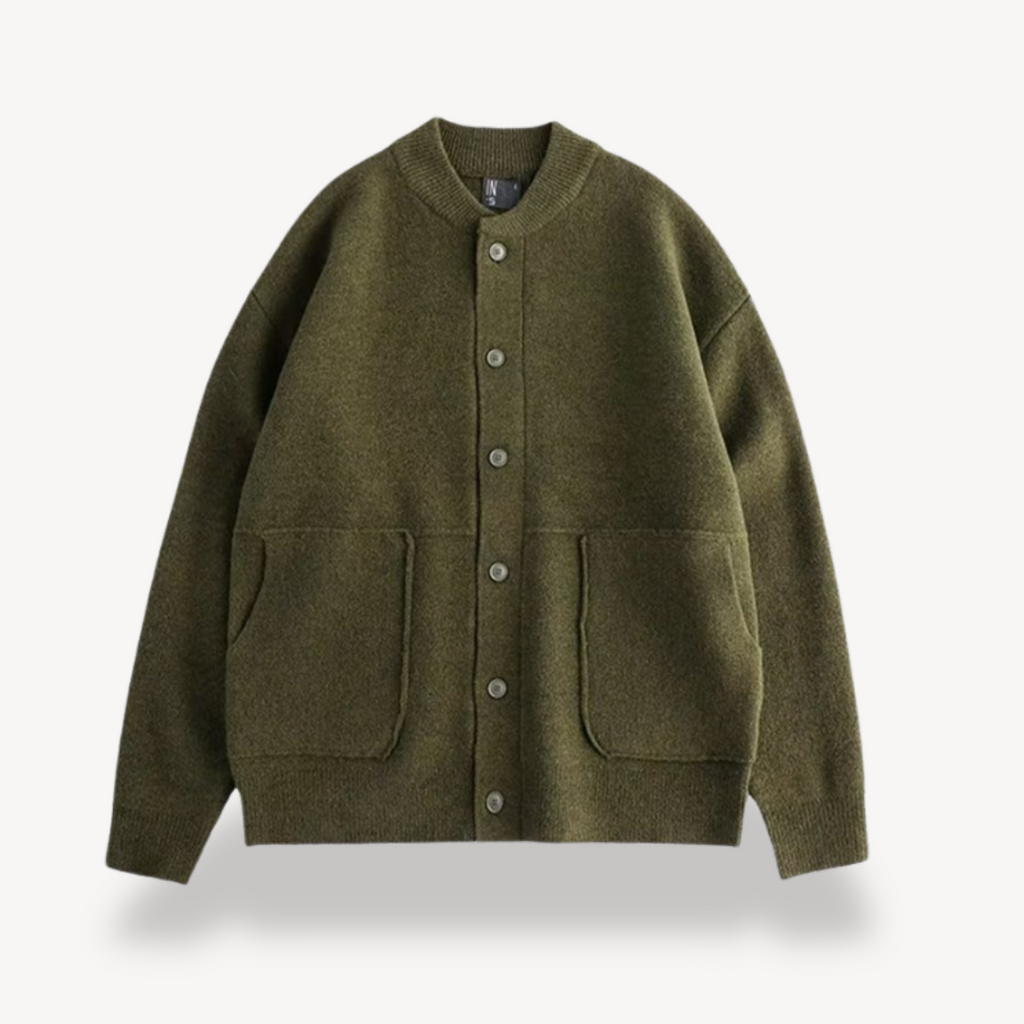 Herren Cardigan | Wolle & Mit Knöpfen