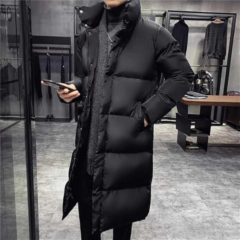 Men's Puffer Jacket | Long & Warmly Lined