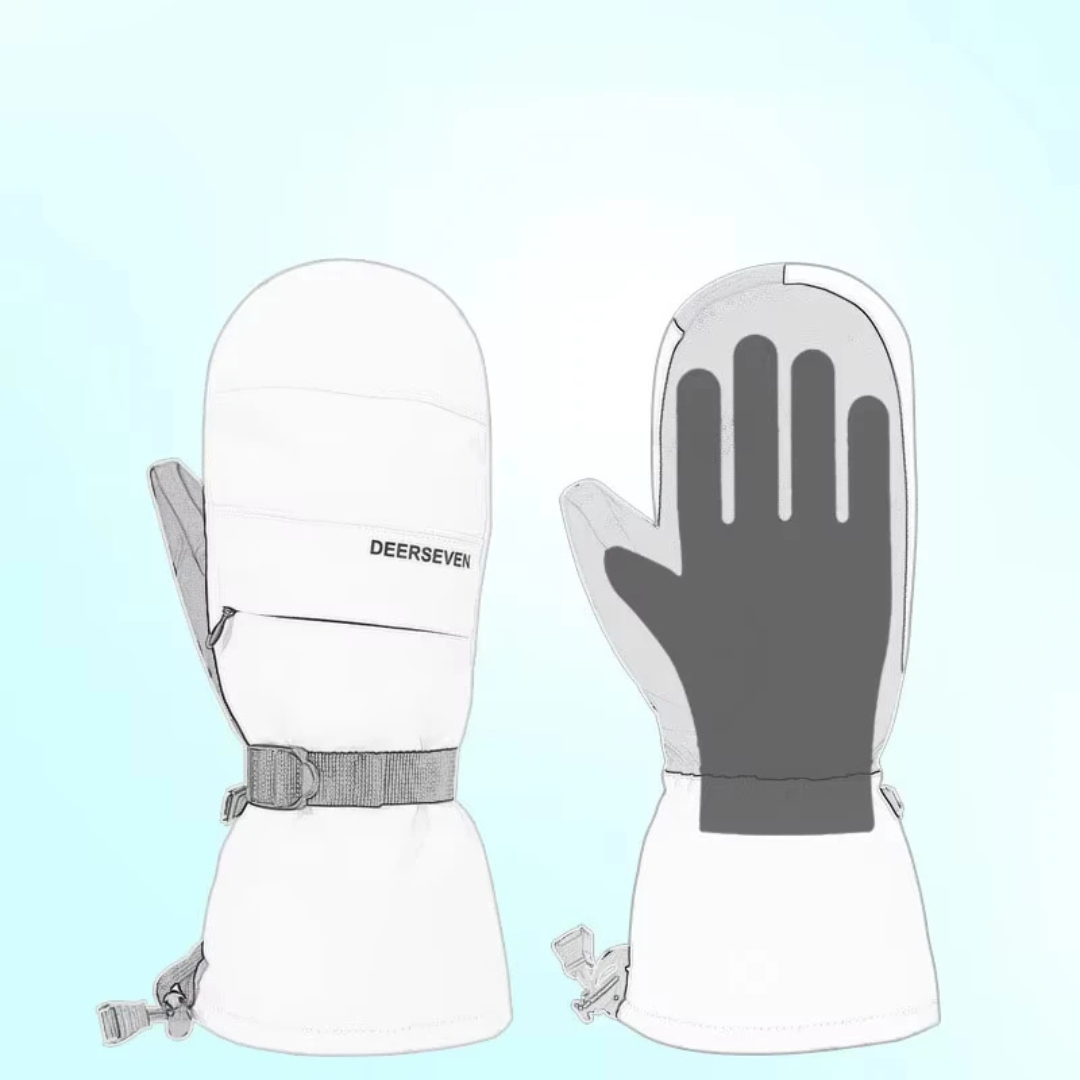 Ski Gloves | Waterproof with Non-Slip Palms