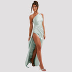 Selina | Ein Schulter Hochzeitsgast Kleid | Maxi