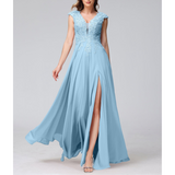 Women's A-line Wedding Guest Dress | Maxi & Floral Pattern