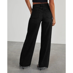 Damen Loose Fit Jeans | Raw-hem