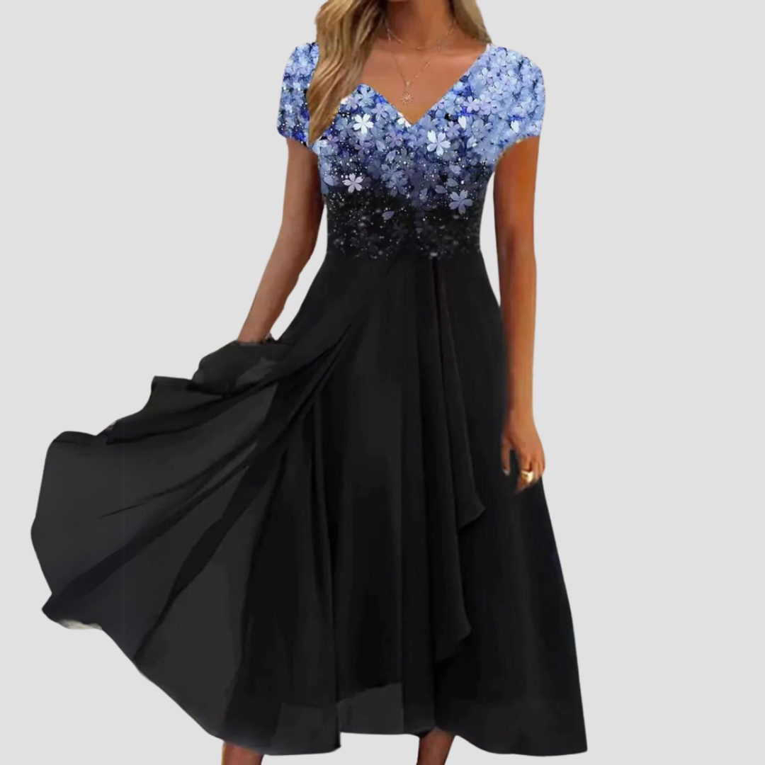 Alina | Damen Luftige Kleider | Maxi