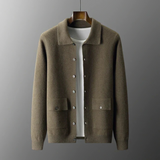 Men's Cardigan | Button-Down & Collared | Cashmere Style