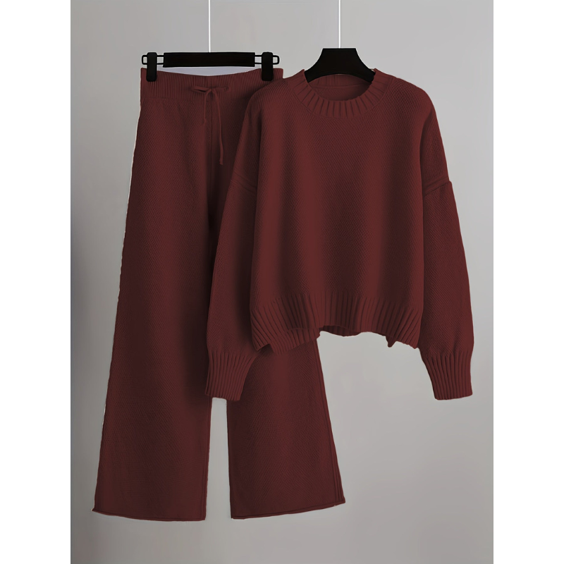 Women's Lounge Set | Knit & Cozy Jogging Suit