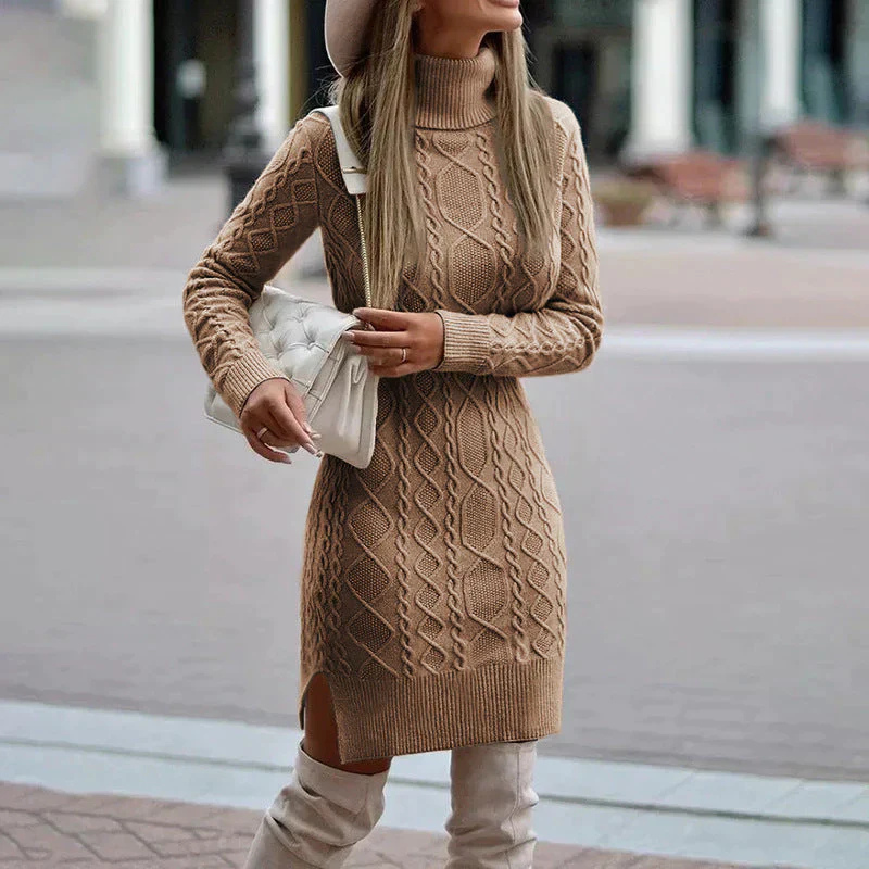 Damen Strickkleid | Winter | Warm