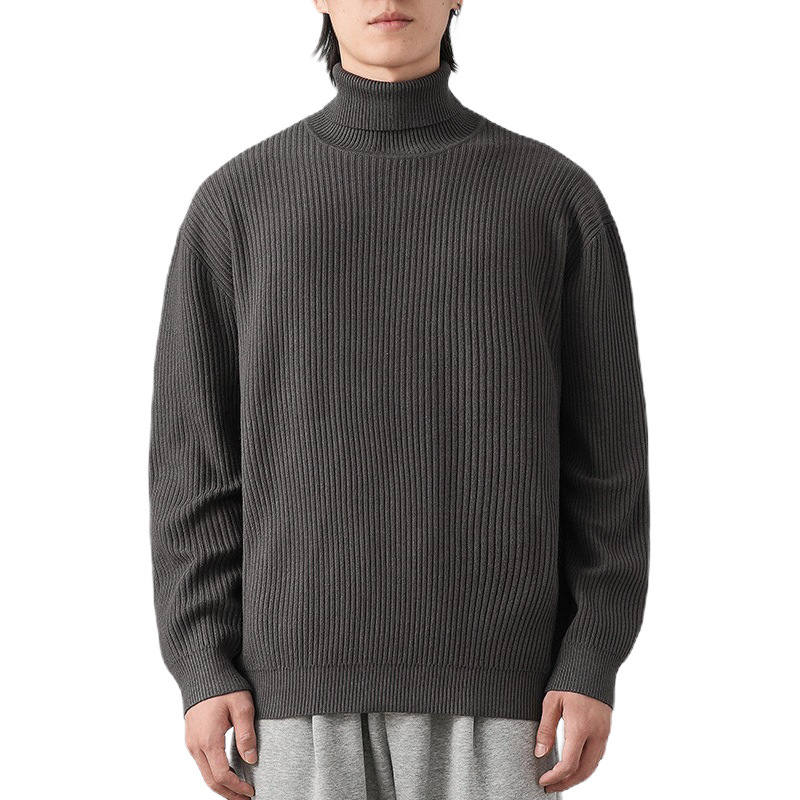 Herren-Rollkragenpullover | Warm und gestrickt