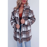 Women's Wool Winter Coat | Fluffy & Warm