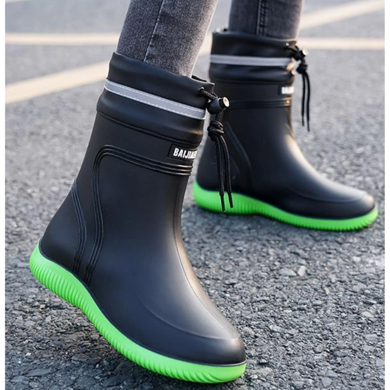 Gummistiefel Herren | Regenfest und wasserdicht mit Kordelzug