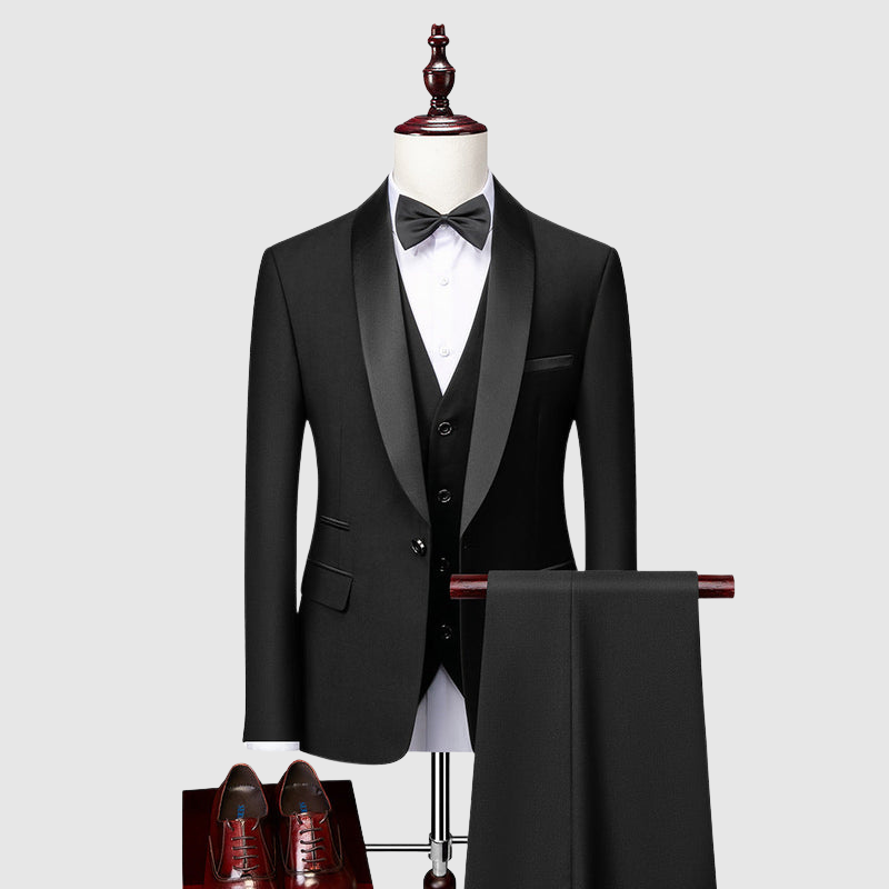 Wiktor | Herren Anzug Slim-Fit | 3- Teilig