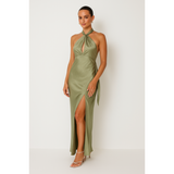 Wedding Guest Dress Sleeveless Satin | Maxi | Liora