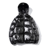 Metallic Windproof Winter Jacket | Puffer Jacket