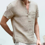Renric | Men's T-Shirt - Linen Style
