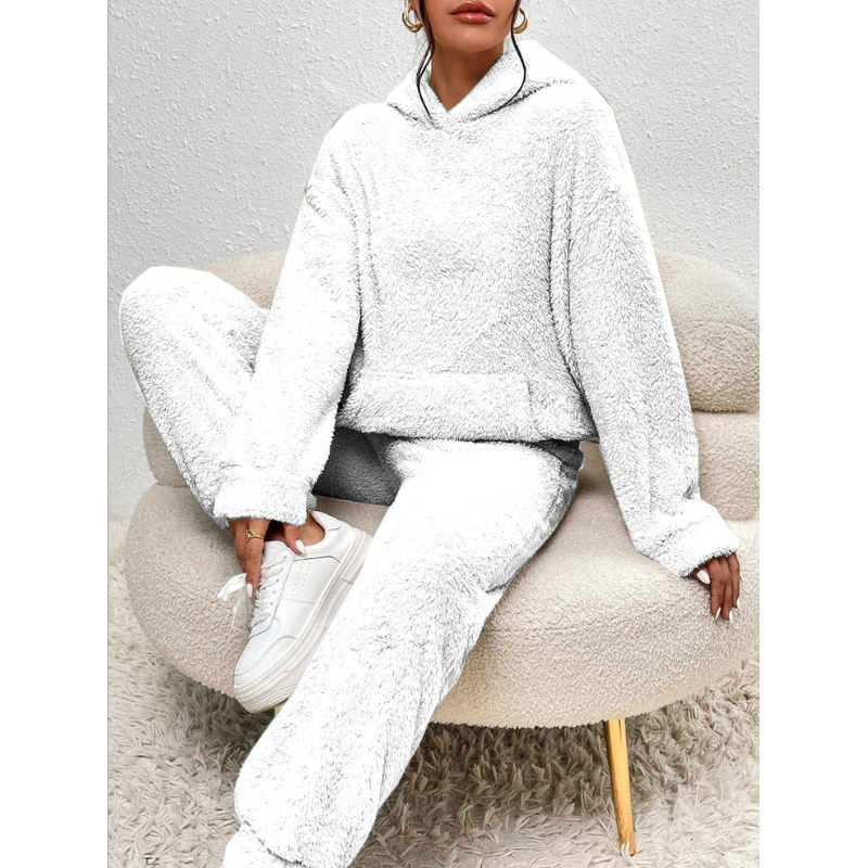 Damen Teddy Jogginganzug