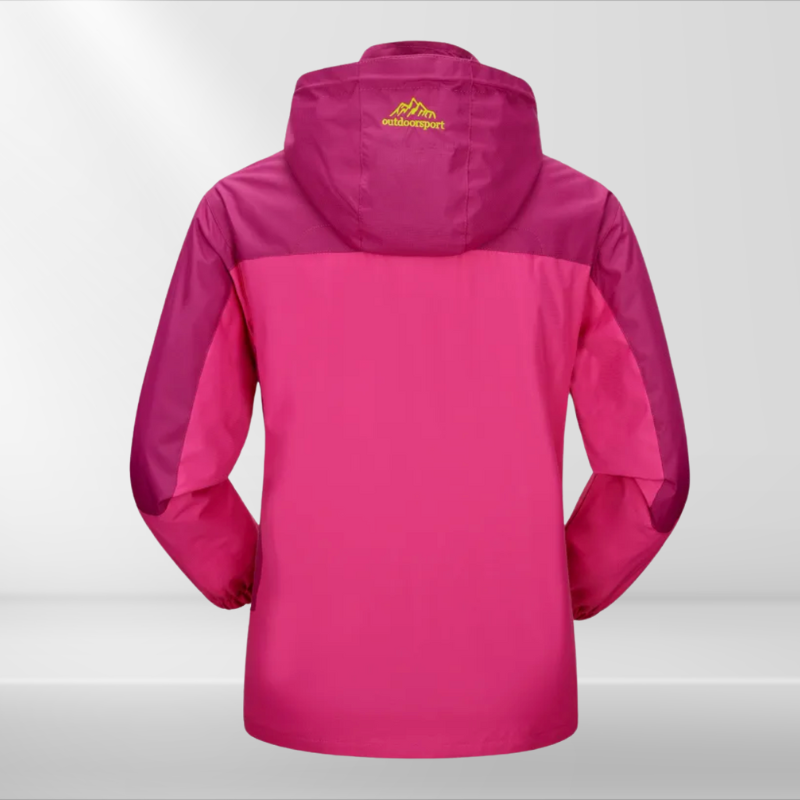 Outdoor-Wanderjacke Damen mit Kapuze | Wasserdicht
