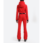 Damen Skianzug Einteilig | Gestreift & Mit Kapuze