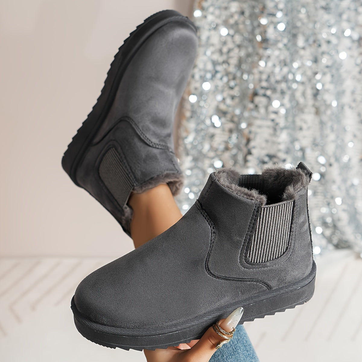 Damen Winterschuhe | Slip-On Stiefel