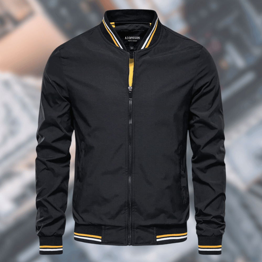 Dark | Wasserdichte Bomberjacke-Schwarz-XS-Becker Boutique