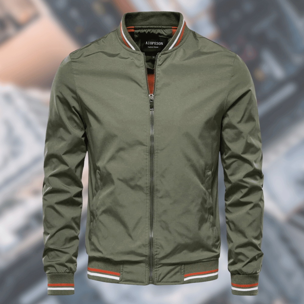 Dark | Wasserdichte Bomberjacke-Grün-XS-Becker Boutique