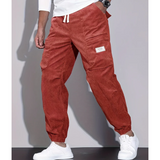 Men's Corduroy Cargo Trousers | Comfortable