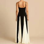 Women’s Maxi Wedding Dress | Black and White