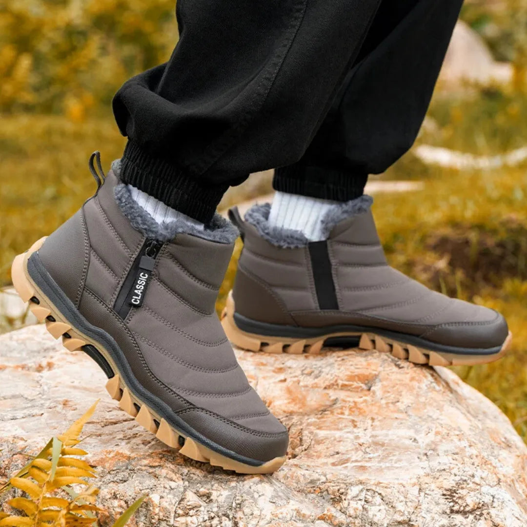Herren Winterstiefel | Mit Reißverschluss & Fleecefutter