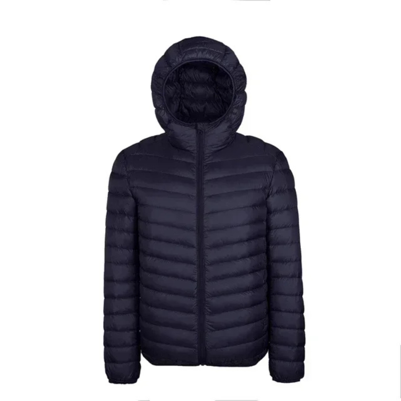 Men’s Quilted Jacket with Hood | Lightweight