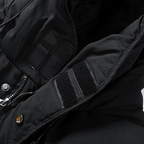 Men's long winter jacket | with hood