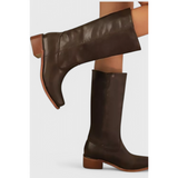 Women's Knee-High Boots | Heel & Classic Round Toe
