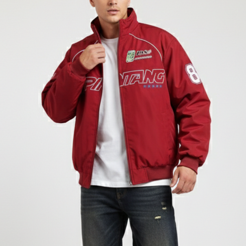 Vintage Rennjacke F1 Racing | Unisex Übergangsjacke