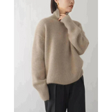 Loose Fit Knit Sweater | Women's Turtleneck