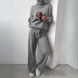 Turtleneck lounge set | Cashmere feel tracksuit