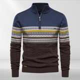 Rudy | High-quality sweater with retro pattern