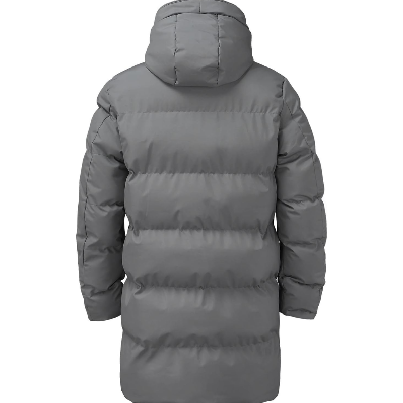 Men's Winter Jacket | Long Down Jacket with Hood