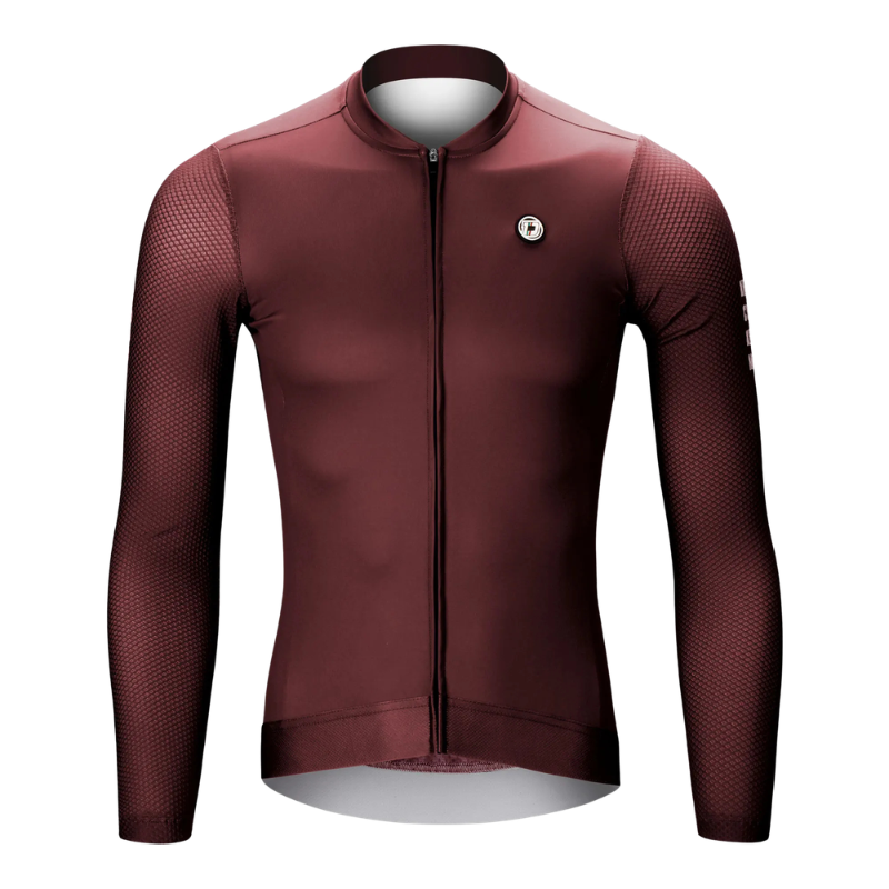 Radtrikot Langarm | Mit Reißverschluss | Maillot