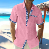 Tavion | Men's Short Sleeve Shirts - Linen Style