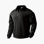 Herren Polo Pullover | Mit Reißverschluss