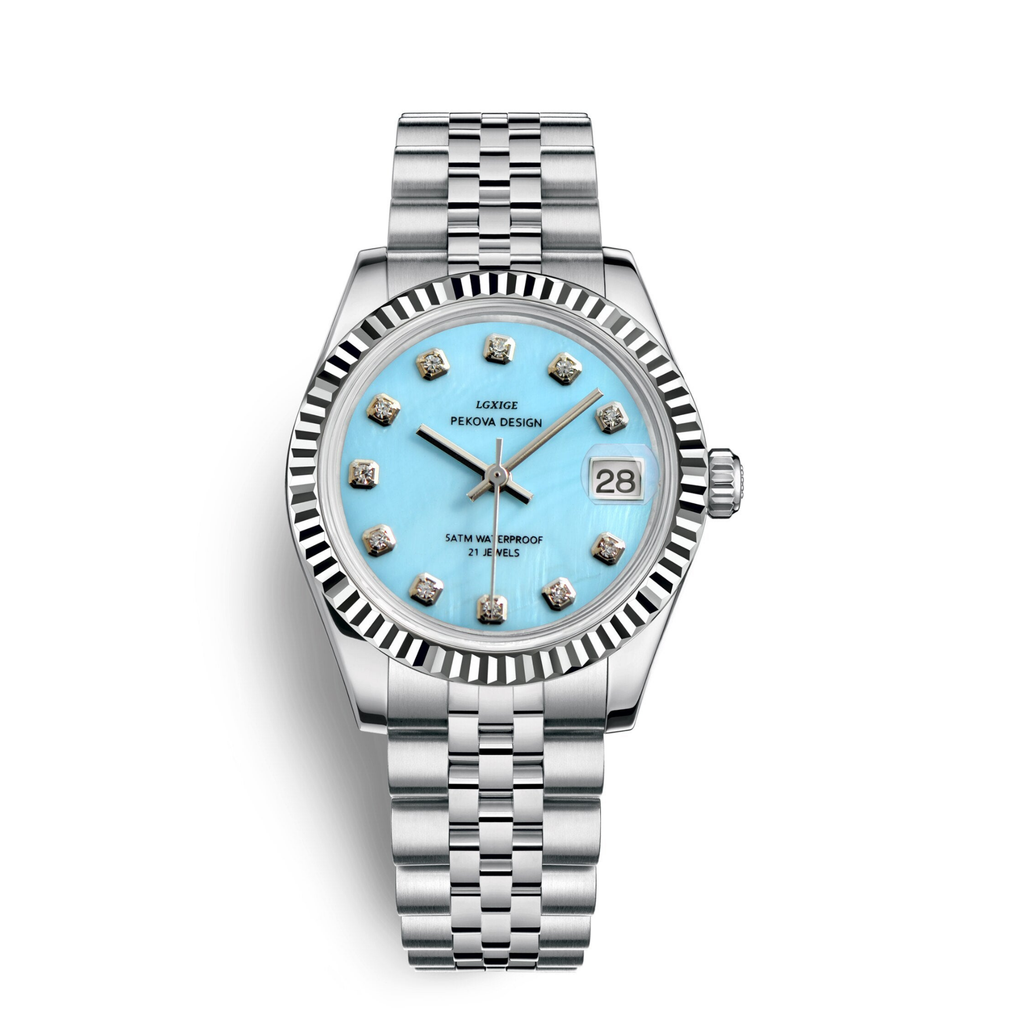 Edelstahl Armbanduhr Damen | Silber & Gold