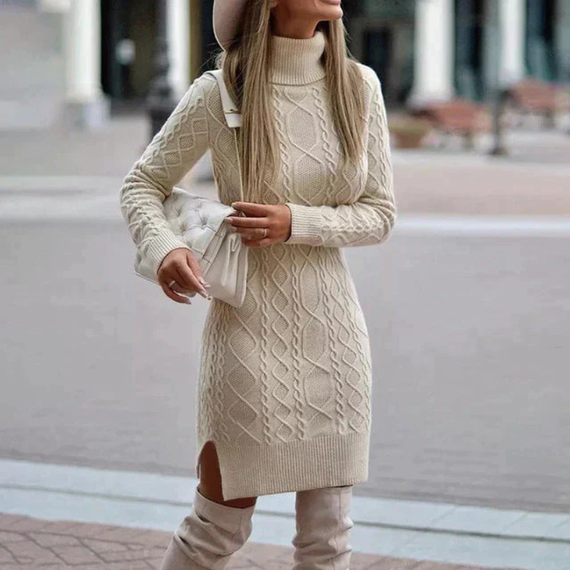 Damen Strickkleid | Winter | Warm