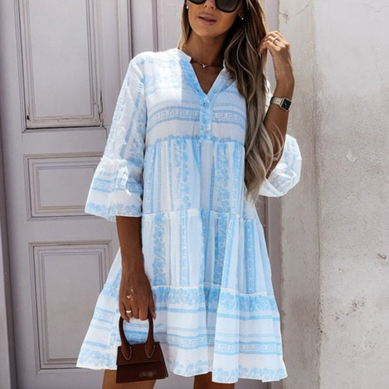 Kalys | Luftiges Strandkleid Midi | Boho