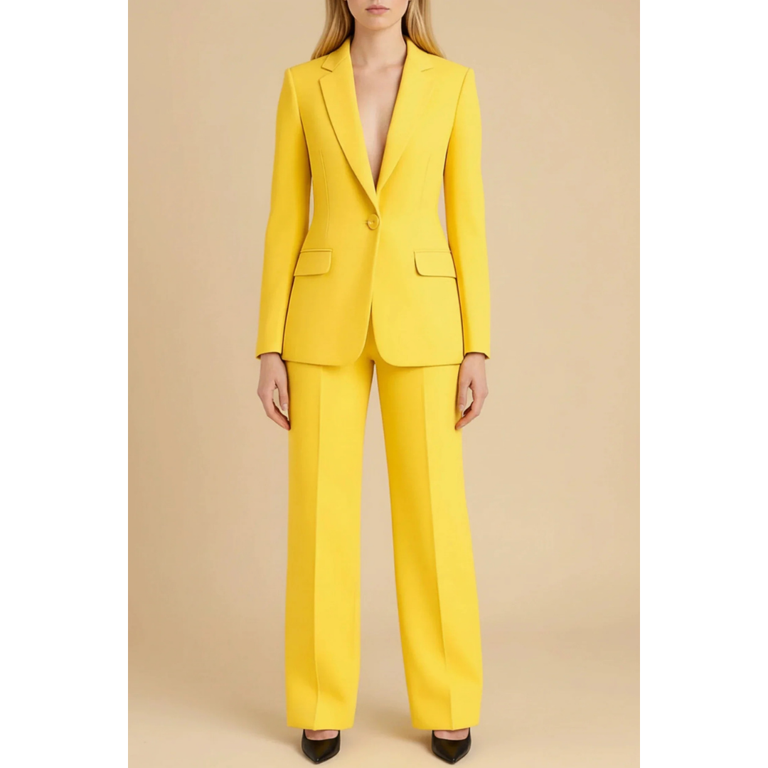 Women’s Business Suit | Long Blazer & Pants Set