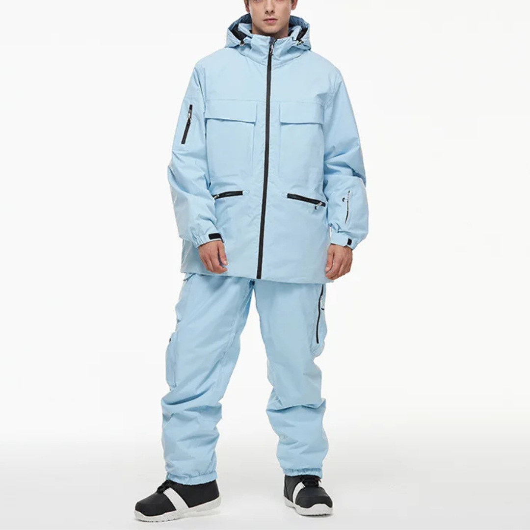 Herren Skianzug | Wasserdichte Skijacke für Outdoor & Schnee