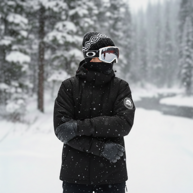 3-in-1 Ski Jacket | Wind- & Water-Resistant Baggy Fit
