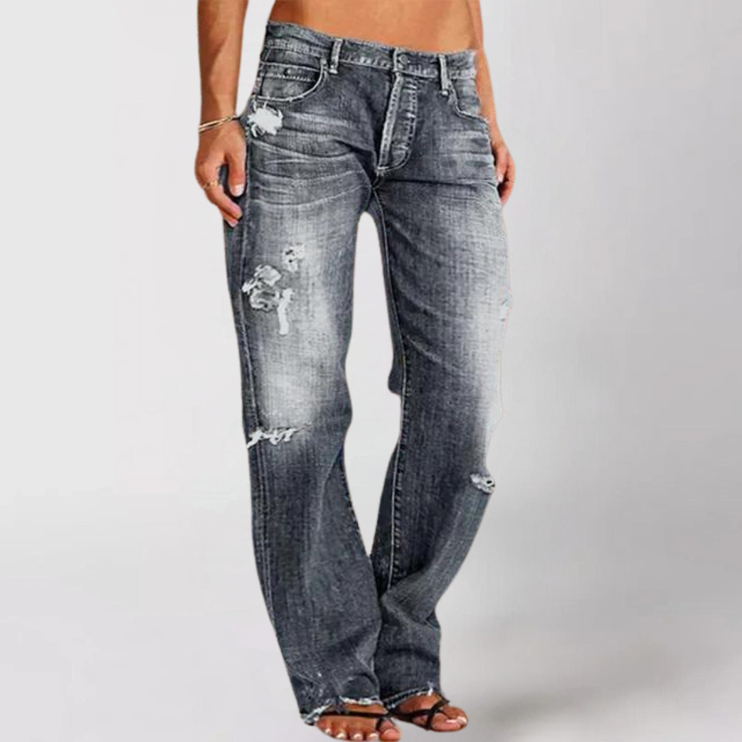 Viktoria | Locker sitzende Baggy Jeans für Frauen