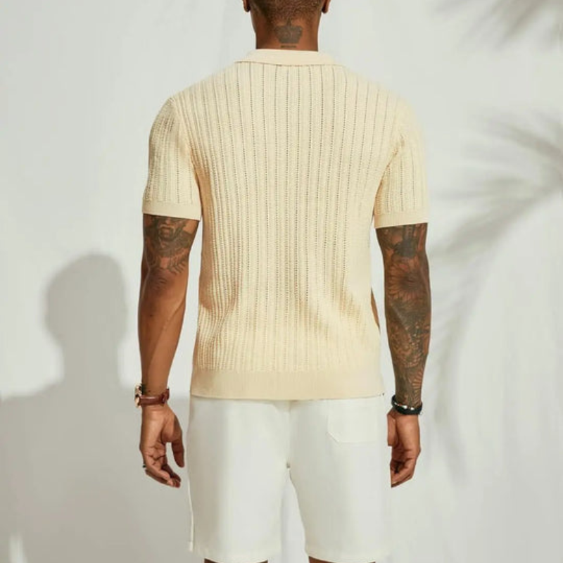 Hadrik | Herren Sommer Poloshirt Knopfleiste | Kurzarm