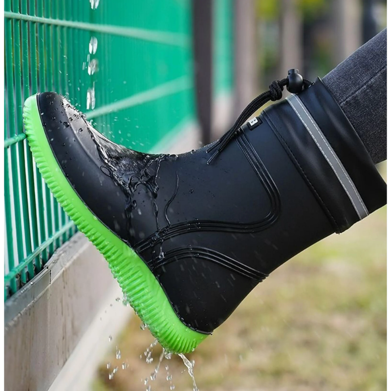 Gummistiefel Herren | Regenfest und wasserdicht mit Kordelzug