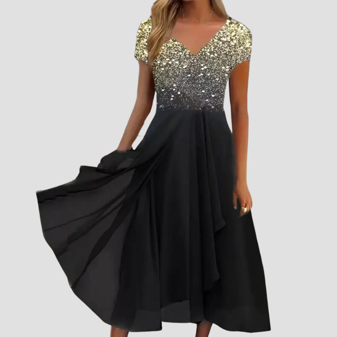 Alina | Damen Luftige Kleider | Maxi
