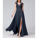 Women's A-line Wedding Guest Dress | Maxi & Floral Pattern