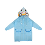 Kids' Rain Jacket | Cartoon Animal Style Raincoat | Waterproof